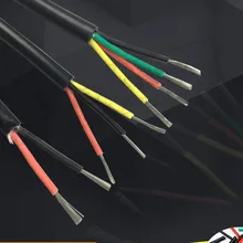 200 градусов высокотемпературный силиконовый провод огнестойкий высокотемпературный 2 ядра или 3 ядра высокотемпературный провод 10 метров