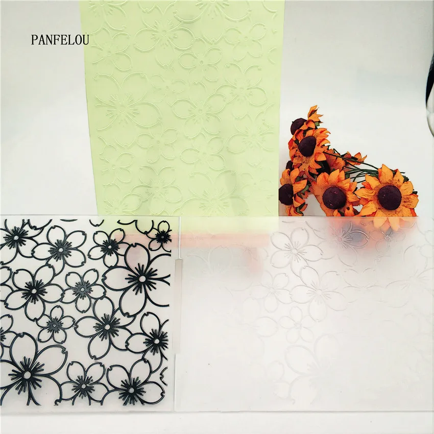 PANFELOU цветок всплеск папки для тиснения пластик для скрапбукинга DIY шаблон помадка торт фотоальбом изготовление карт