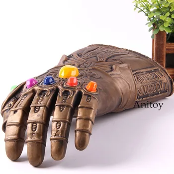 

Avengers Endgame Infinity Cosplay Thanos Figure Glove with LED Light PVC Thanos Action Figure Glove Collectible Model Toy