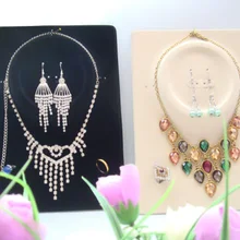 5 шт. х бархатная стойка для ювелирных изделий ожерелье серьги кольцо набор витрин ювелирные изделия стенд держатель Органайзер