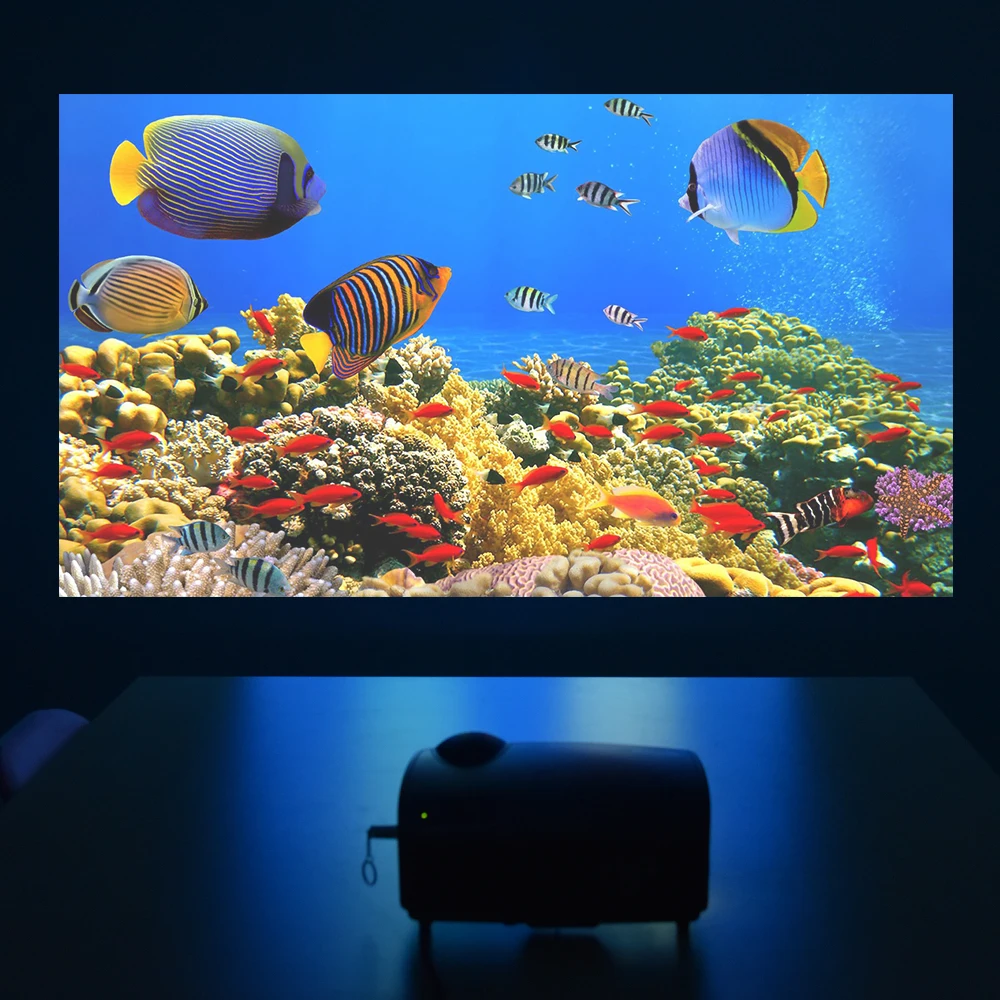 Touyinger Everycom X9 светодиодный HD проектор 3500 люменов Beamer 1280*800 LCD TV Full 4K видео домашний