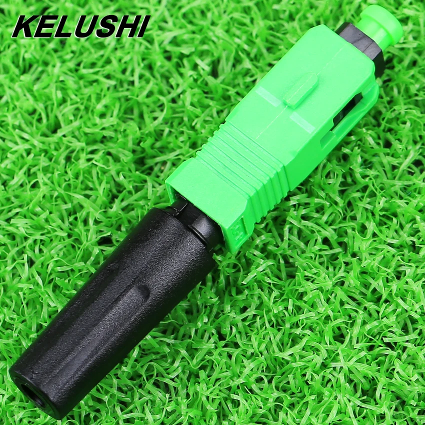 

KELUSHI Special wholesale SC /APC fiber optic quick connector sub embedded type sub CATV special Fast Connector Adaptor 200pcs
