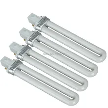 4 шт./компл. белая УФ 9 Вт 365nm Светодиодная трубка машинка для дизайна ногтей инструменты сушка лака Световая трубка для сушки ногтей доступен дропшиппинг