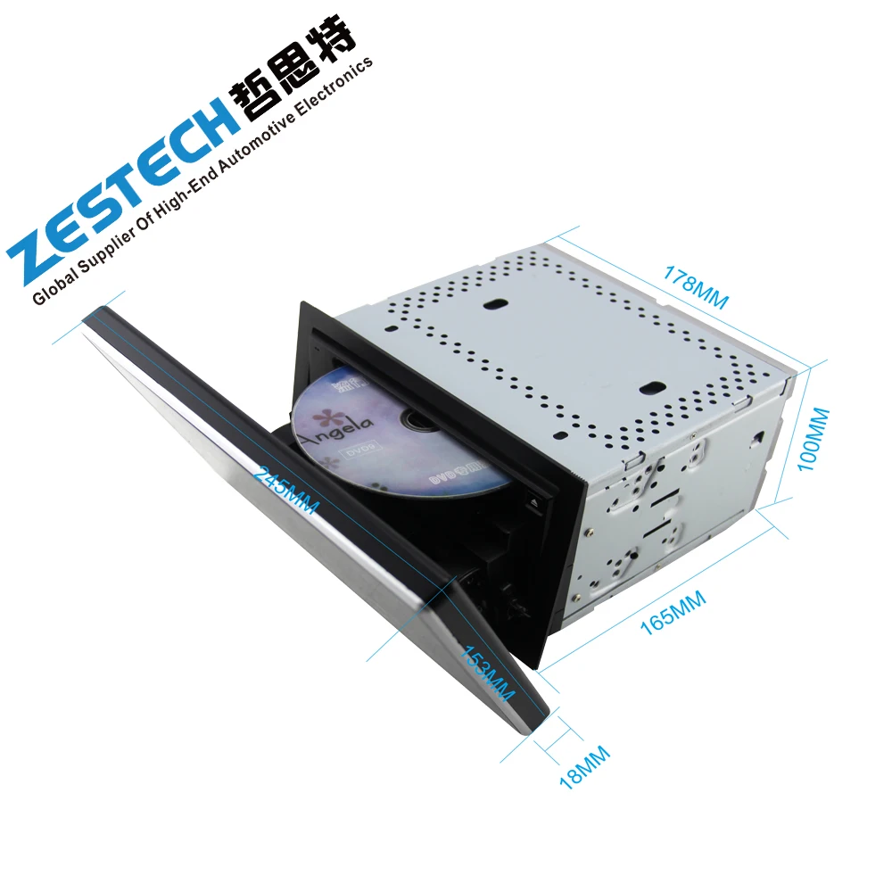 Discount Rotatable 10.1 inch android 7.1 universal car DVD player with 2 +16 GB  DVD player Radio GPS navigation car multimedia 1