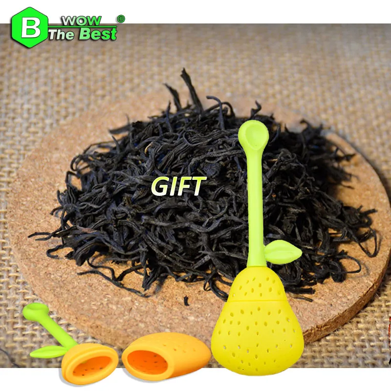 1 pc Tea Strainer + 250g Lapsang Souchong Tea, Premium Black Tea Chinese Red Tea English Breakfast Te China Hong Cha