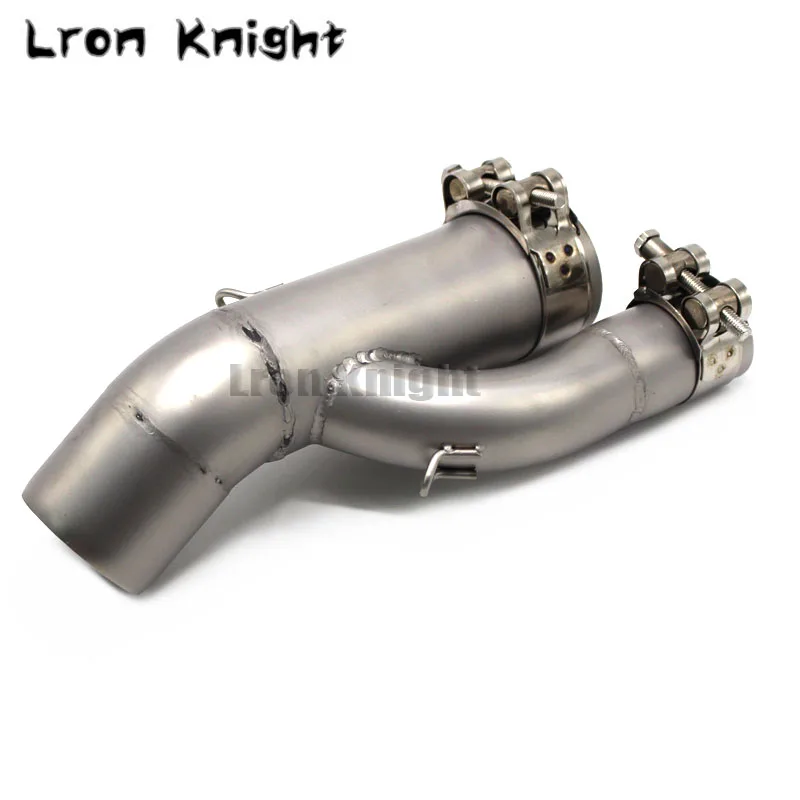 

For BMW S1000RR S1000 RR 2017 2018 Motorcycle Accessories Link Slip on Exhaust Pipe Muffler Exhaust Middle Parts Mid System Tube