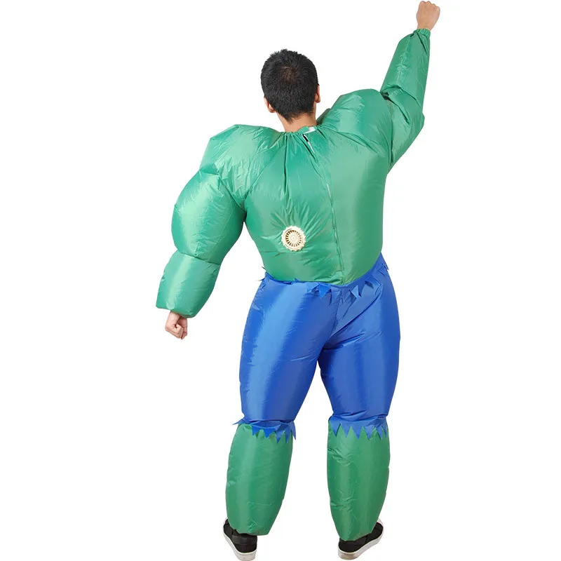 Adults The Hulk Inflatable Costume Superhero Role play Halloween
