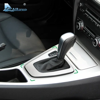 

Airspeed Car Control Gear Shift Panel Cover Gearshift Panel Frame Trim Mouldings for BMW E90 E92 3 Series 2005-2012 Car Styling