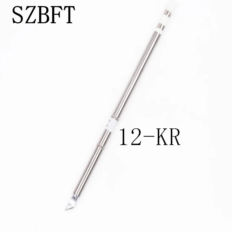 Наконечники для пайки SZBFT T12 наконечники паяльника HAKKO KF KR KU BC2 ILS JL02 D24 I|tip t12|solder tip