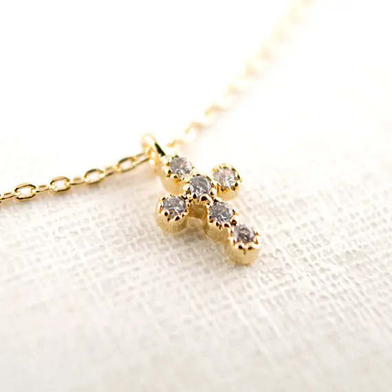 Модное женское ожерелье с украшением из драгоценных камней|jesus necklace|fashion necklacenecklace