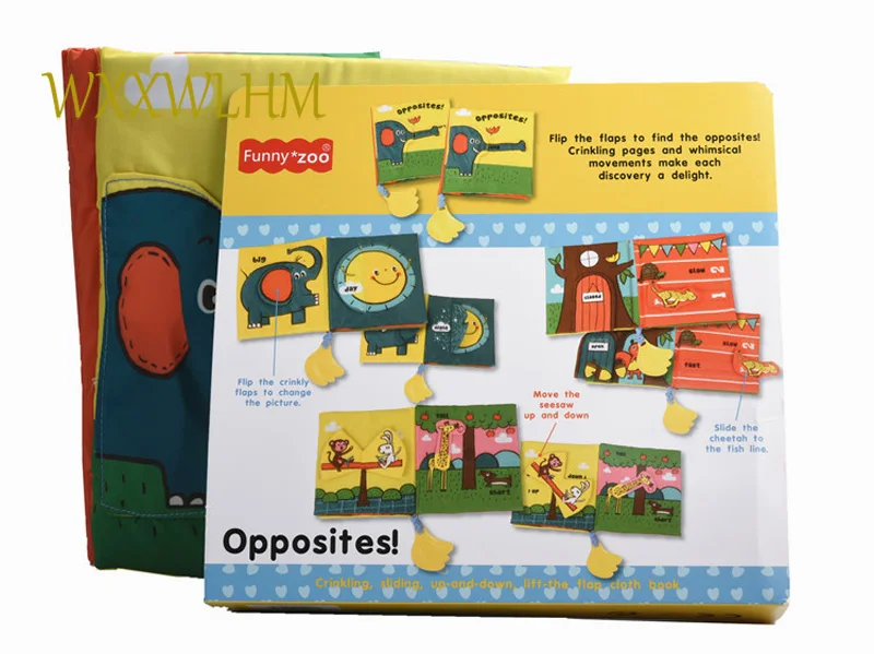 Soft elephant book three-dimensional puzzle early education tooth tape baby cloth books for children stuffed plush baby book Soft elephant book three-dimensional puzzle early education tooth tape baby cloth books for children stuffed plush baby book