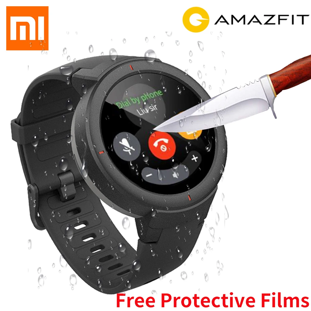 

IN STOCK English Version Xiaomi Huami Amazfit Verge 3 Smart Watch IP68 1.3" AMOLED Screen GPS+Glonass Wristwatch iOS Android