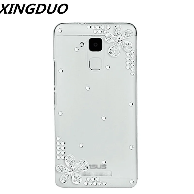 XINGDUO простой стиль блестящий 3D цветок горный хрусталь чехол для телефона iphone X XS MAX