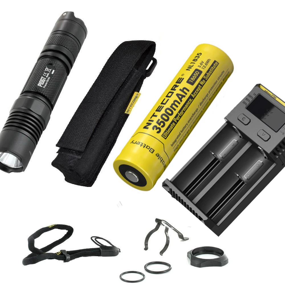 Светодиодный фонарик NITECORE P10GT CREE XM-L2(T6) светодиодный Макс. 900lm луч бросать 286 метров ручной фонарь для улицы для поиска