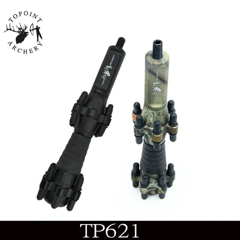 

1pc 6.5inch Archery Bow Stabilizer Aluminum Alloy Shock Absorber Vibration Compound Bow Damper Hunting Accessory
