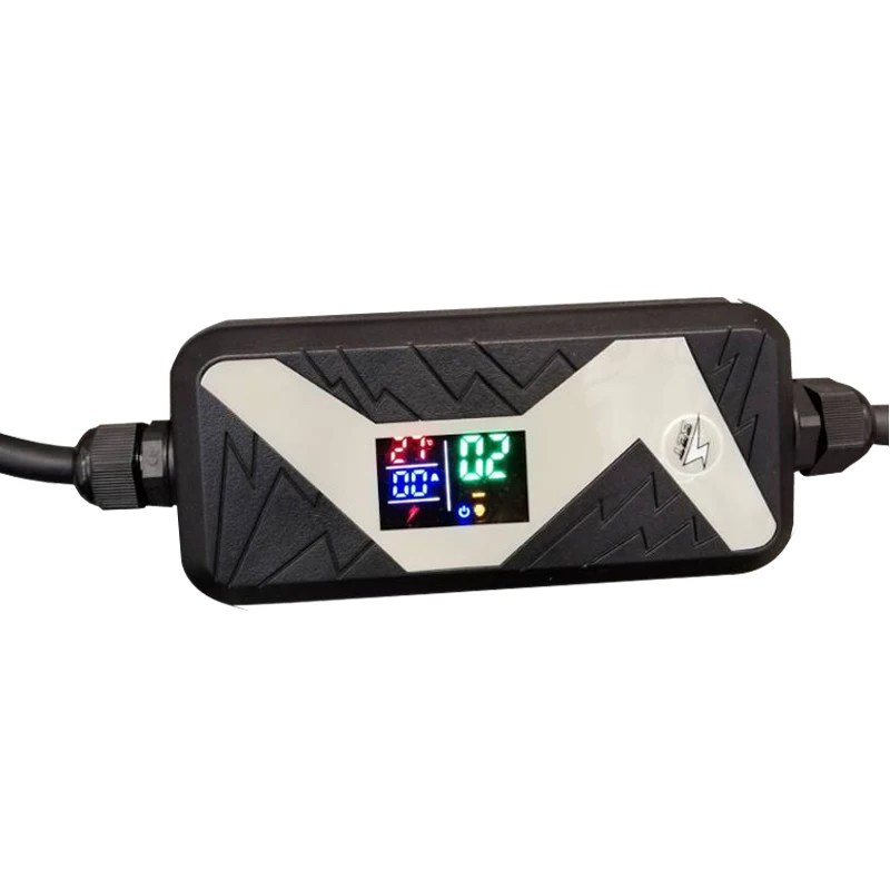 Online SAE J1772 portátil EV cargador rápido 10A 13A 16A 20A hogar vehículo eléctrico tipo 1 estación de carga para ford para nissan