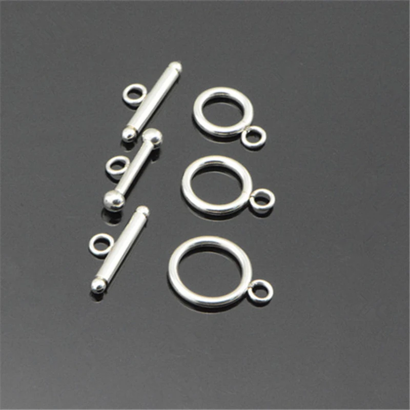 

10 Sets Stainless Steel OT Clasps Hooks Connectors Toggle Clasps for DIY Necklace Bracelets Jewelry Making Supplies Accessories