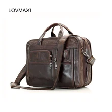 LOVMAXI мужские дипломаты из натуральной кожи, винтажные кожаные сумки для ноутбука, деловые сумки через плечо, мужские сумки
