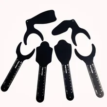 1 шт. Стоматологическая Ортодонтическая фотосъемка контрастная доска для оральной щеки Черная Пластина контрастеры автоклавные лабораторный инструмент 6 Размер