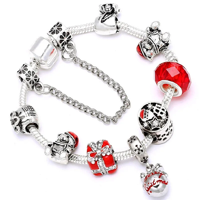 925 модные серебряные браслеты с героями мультфильмов «Любовь Винни», «Медведь», бусинки тигра, «ИА», очаровательные браслеты для женщин, браслет и браслеты, подарки