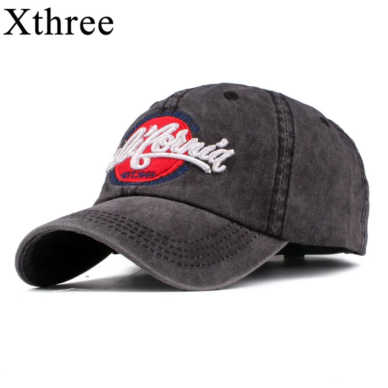 Xthree nueva gorra de béisbol de los hombres gorras para hombre baseball snapback sombrero de las mujeres sombrero hueso bordado casual tapa casquette