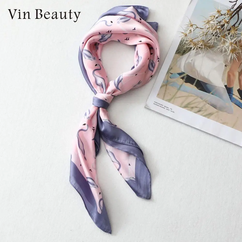 Hair Accessories Scarves Silk Scarf Ladies Scarf Fashion Lady Ladies Shawl Multifunctional Wrist Breathable Hair