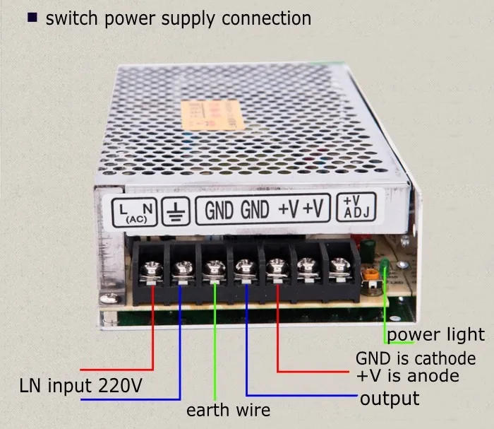 switch power supply connection