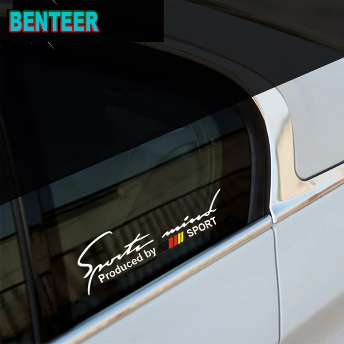 2 боковых окон автомобиля Стикеры для Mercedes benz AMG w204 w211 W210 C63 c180 e200 CLA GLK GLE GLA A180
