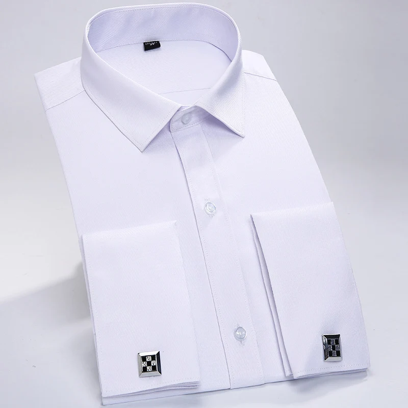 mens formal shirts with cufflinks