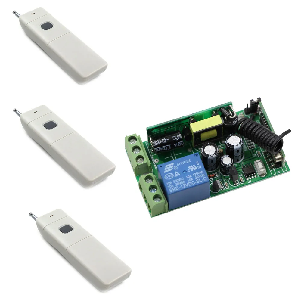 AC 85V 110V 220V 240V 250V Wireless Remote Control Light Switches Radio