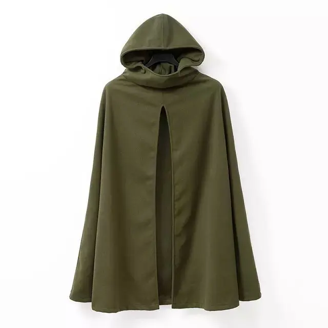 women's clothing Foreign Trade New Pattern European Autumn New Pattern Even Hat Cardigan Cloak Windbreaker Loose Coat  jacket women s clothing foreign trade new pattern european autumn new pattern even hat cardigan cloak windbreaker loose coat jacket