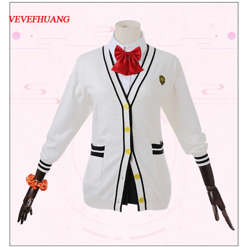 VEVEFHUANG аниме SSSS.GRIDMAN Косплей Костюм Takarada Rikka косплей костюм девочка школьная форма