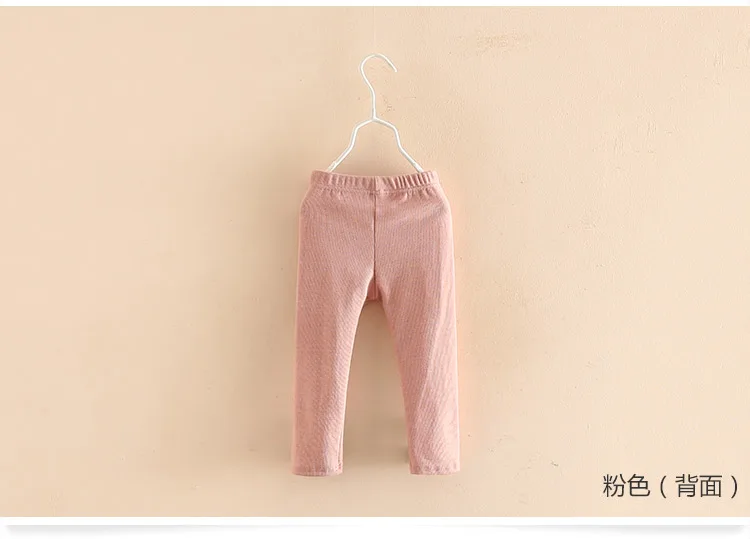 2018 Spring Autumn Free Shipping Child Baby Clothing Solid Color Long Trousers Pants Baby Rabbit Kids Children Girl Leggings (9)
