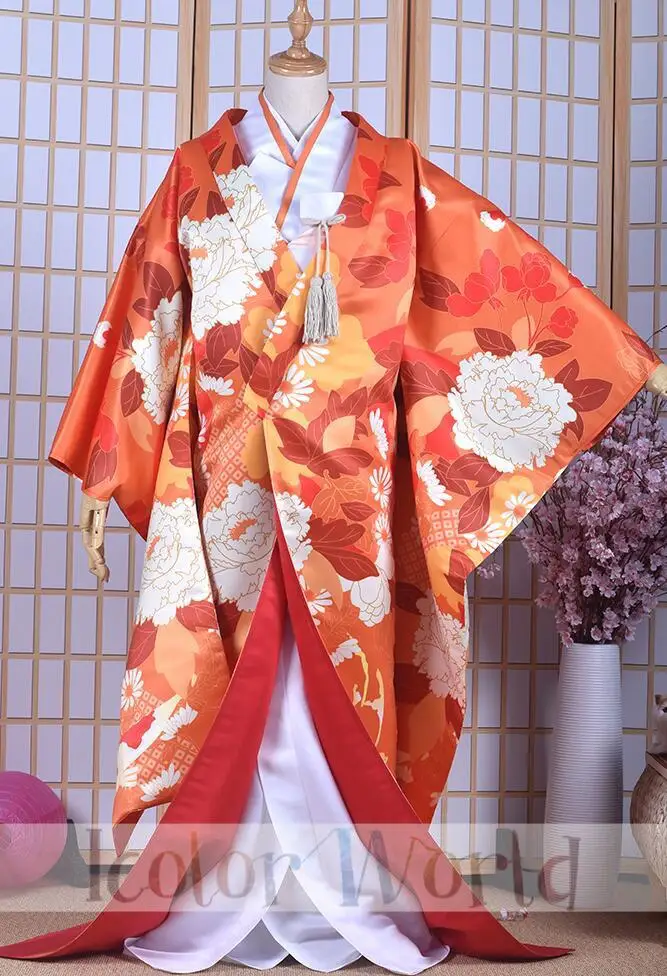Sa Kamisama Kiss Hajimemashita Nanami Momozono Miko Kimono Cosplay Costume 2Ver 