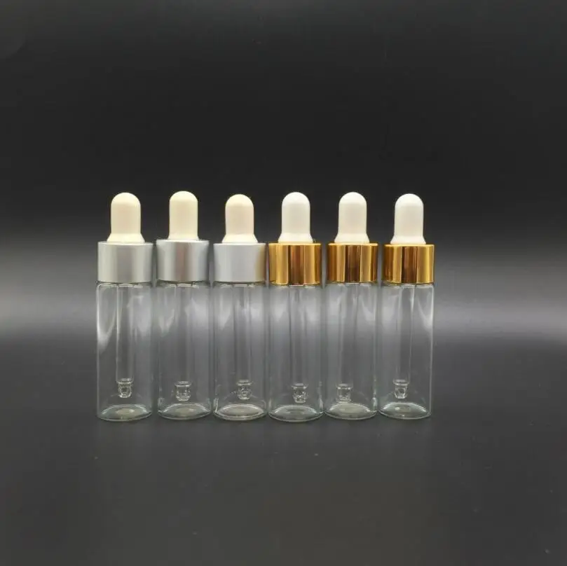 360pcs 15ml Mini Clear Glass Dropper Bottle, 15cc Transparent PIpette