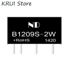 Dc-dc изолированные понижающий модуль питания 12 v постоянного тока до 9 v Шаг вниз конвертер DCDC импульсный источник питания b1209s-2w горячая распродажа