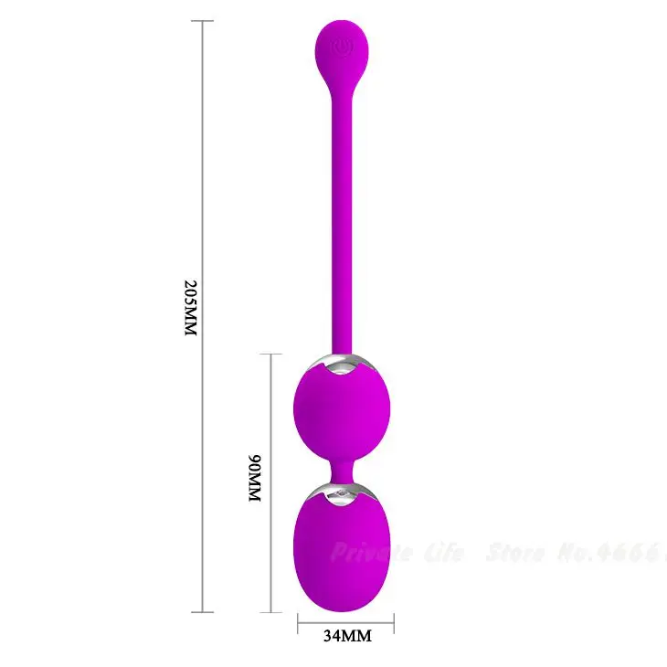 USB Recharge Female Vaginal Tight Exercise Smart Love Ball of Jump Eggs G Spot Clit Stimulation Vibrating Eggs Sex Toy For Women