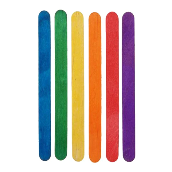 Новые обычные цветные ремесленные палочки