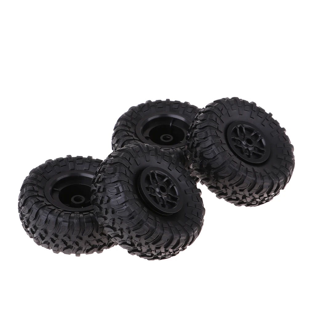 4pcs RC 1:12 Drift Car Rubber Wheel Rim &Tyre tires for D90 MN90 MN91