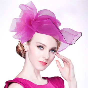 

Women Dress Elegant Hat Church Hats Wedding Party Lady Bridal Fashion Gift Accessories With Crystal Austrian Rhinestone F2008