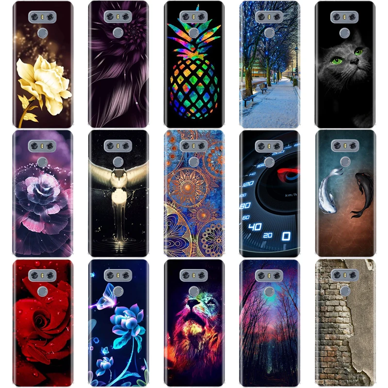 بارد تصميم ل LG G6 G5 G4 حالة 3D لينة TPU شل ل LGG6 LG G4 G5 G6 غطاء كوكه ل LG G 6 G6 G5 G4 فوز G4S الهاتف حالات