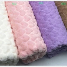 Тисненый маленький кролик бархат Любовь Имитация кроличьей шерсти искусственный плюш осень и зима Одежда Игрушки домашний текстиль ткань