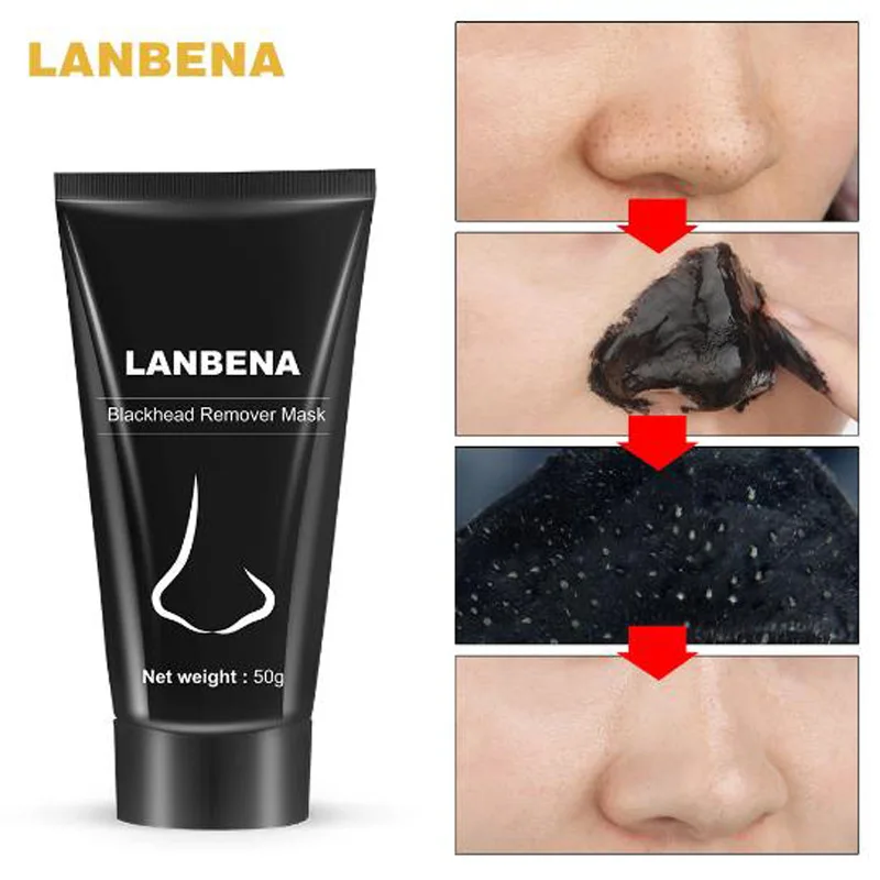 LANBENA для устранения черных точек маска 50 г лечение прыщей в носу Очищающая кожу