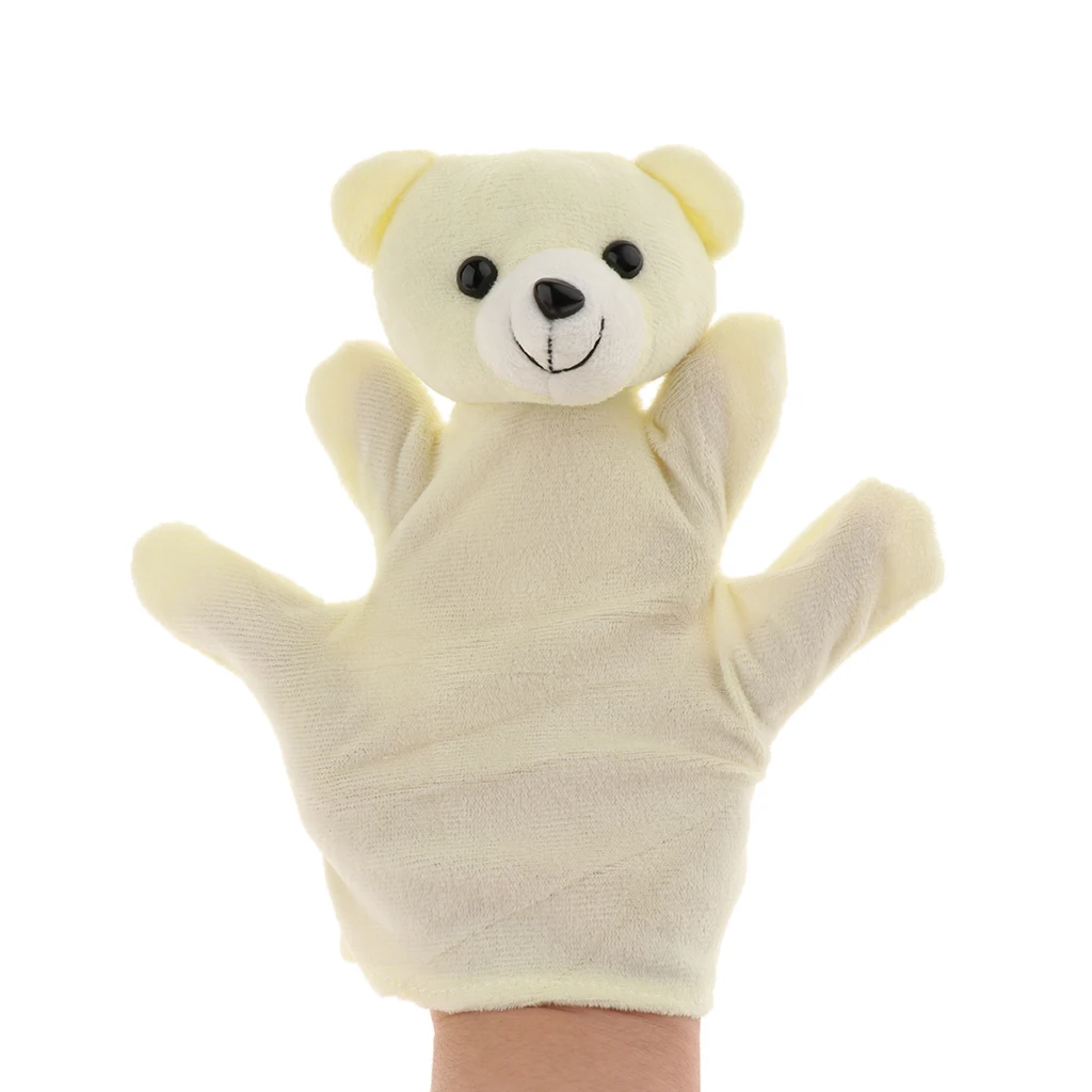 11 Kinds Big Hand Puppet Animal Plush Doll  9 Inch Soft Hand Puppets Imaginative Play Toy Kids Adults Party Favors Birthday Gift