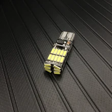 10 шт. T10 w5w 194 501 T15 Светодиодная лампа автомобиля светильник 26SMD 4014 чип белого, красного, желтого и Подсветка приборной панели лампа Canbus Нет Ошибка 12V