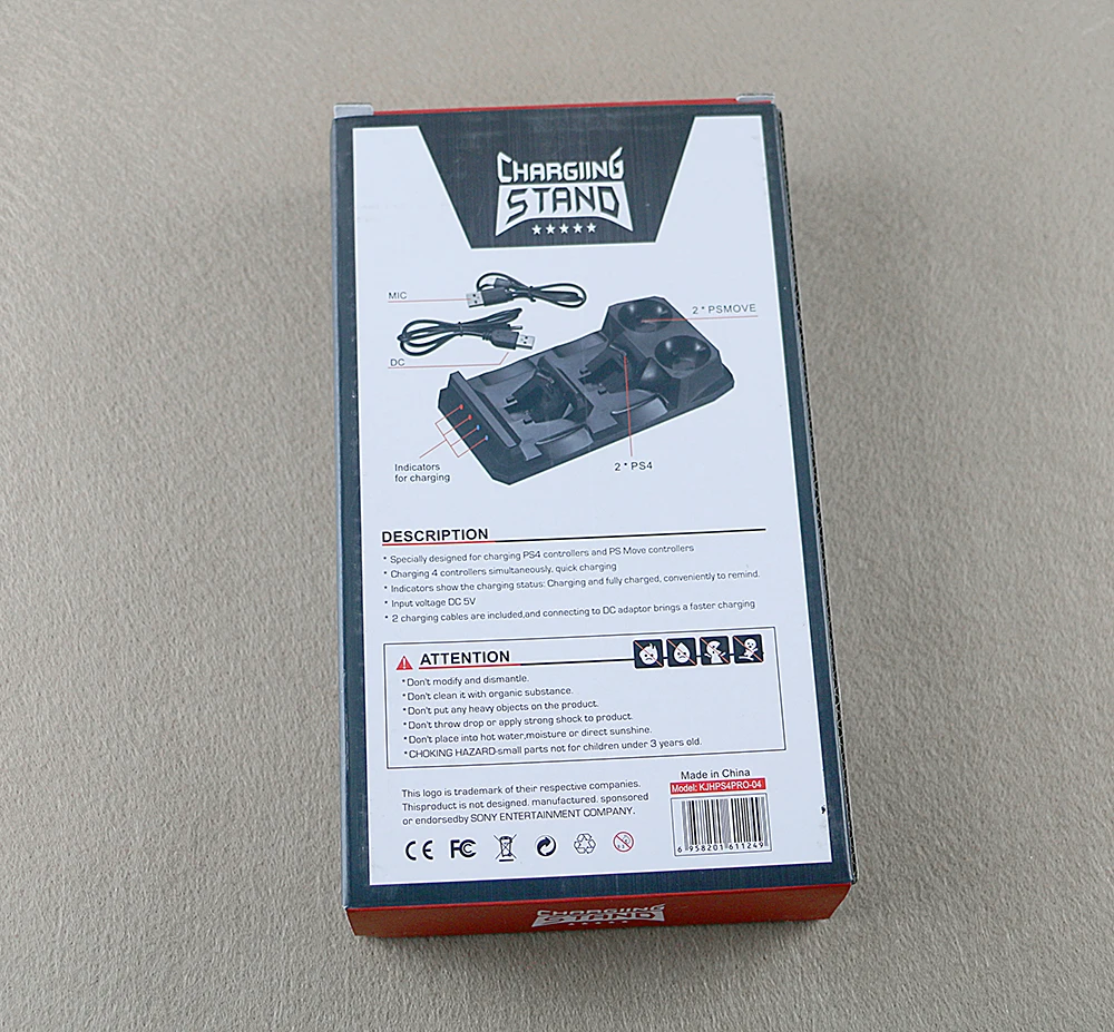 para Ps4 Controlador sem Fio para l r ps Mover Controlador em Carregador Rápido Duplo Carregamento Doca Estação Porto - Image 5