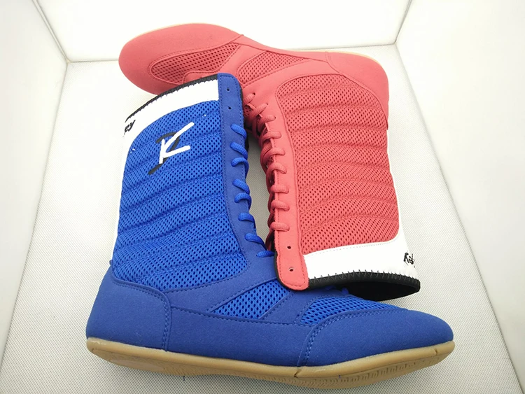 Professional boxing boots Wrestling leopard Adult kids training sneaker