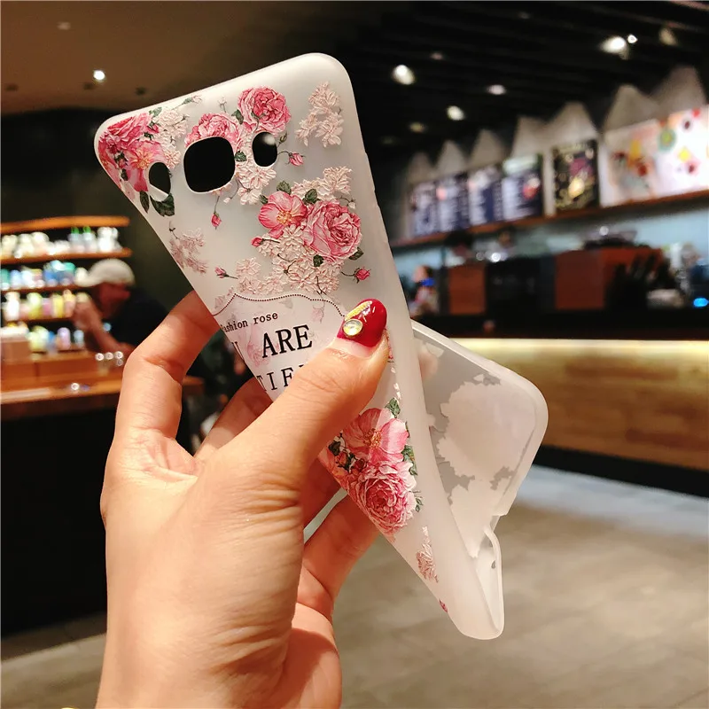 USLION زهرة الهاتف حقيبة لهاتف سامسونج غالاكسي S9 S8 زائد S7 حافة A3 A5 A7 J3 J5 J7 2017 سلسلة ملاحظة 9 8 واضح لينة غطاء من البولي يوريثان الحراري حالات