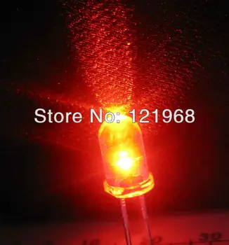 

HOT SALE 5MM ROUND LED Red color led light diode 625-630nm 1.7-2.2V(CE&ROSH)