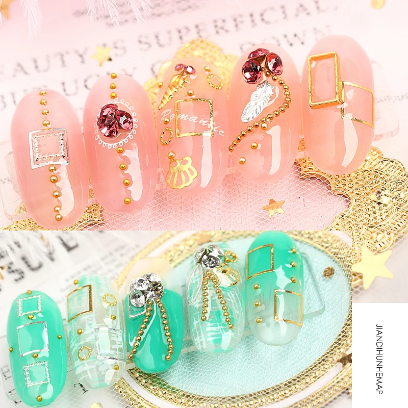 ROHWXY 3D Стразы для ногтей, кристаллы, аксессуары, сделай сам, драгоценный камень, очаровательный микс, украшение для ногтей, ювелирный гель, блестящий дизайн для ногтей